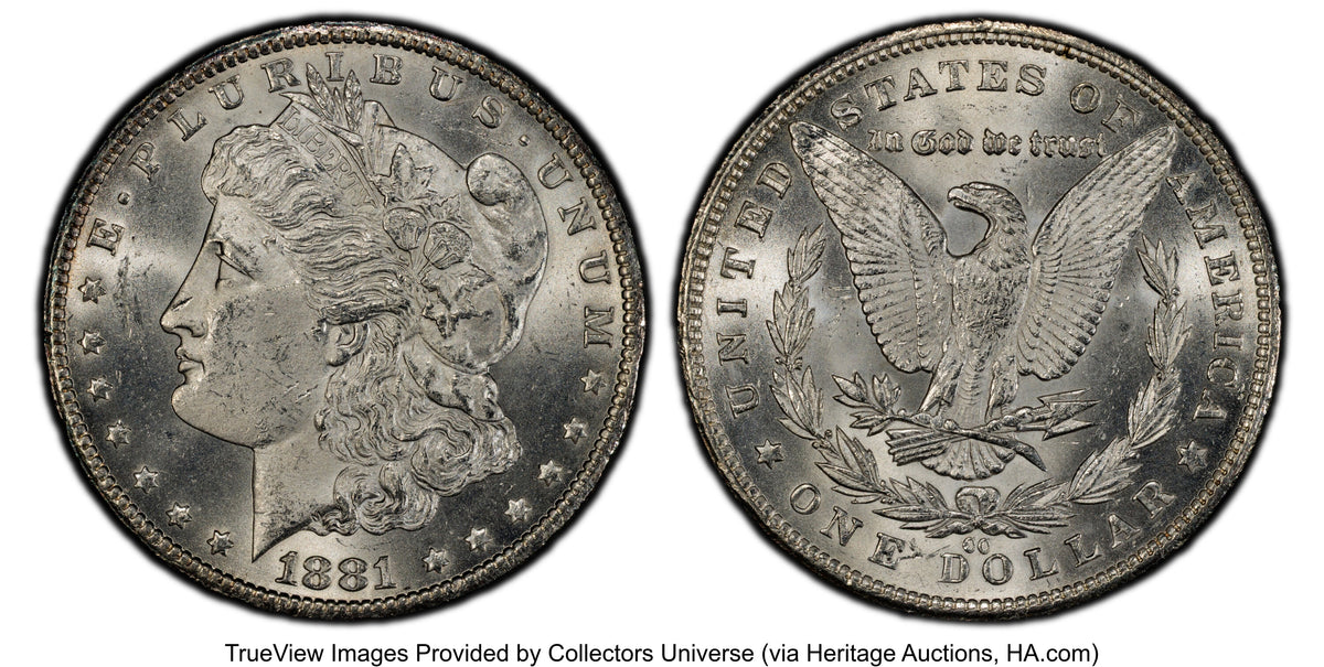 1881-CC Morgan Dollar PCGS MS63