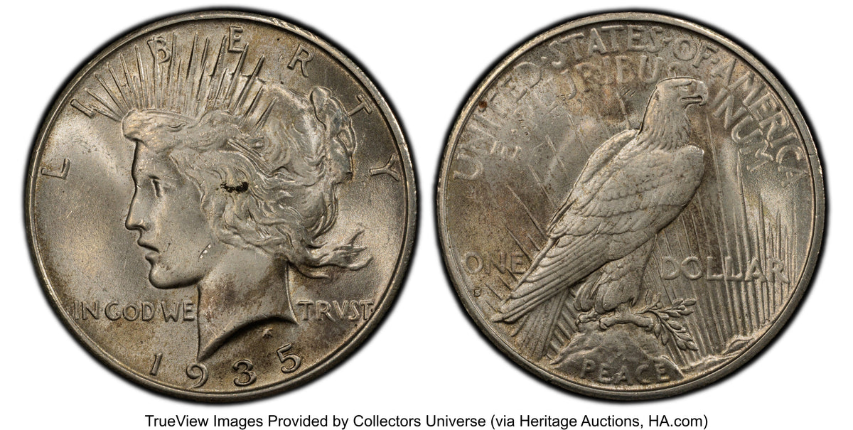 1935-S Peace Dollar PCGS MS64