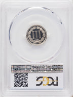 1867 3CN JD-1 CA CAC Proof Three Cent Nickel PCGS PR67