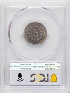 1874 5C Proof Shield Nickel PCGS PR67