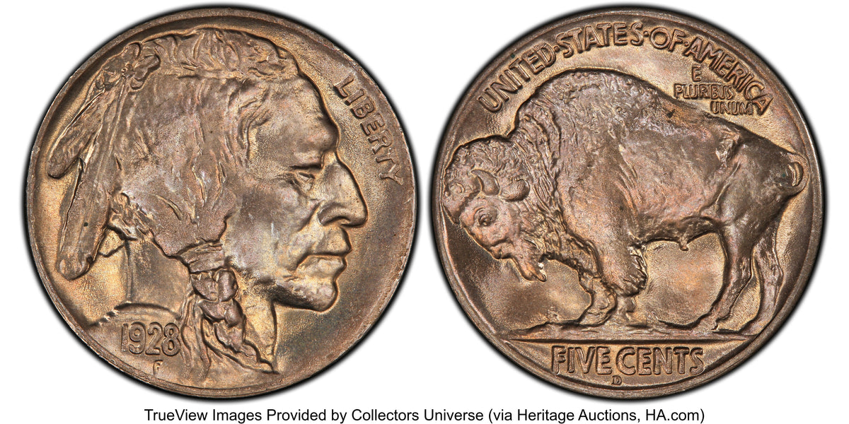 1928-D 5C Buffalo Nickel PCGS MS66