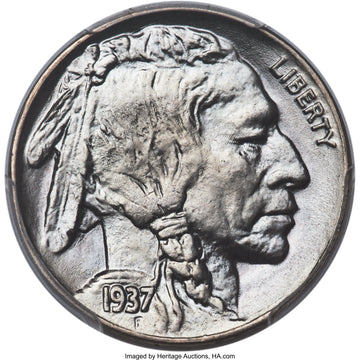 1937 5C Buffalo Nickel PCGS MS68