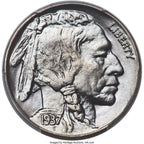 1937 5C Buffalo Nickel PCGS MS68