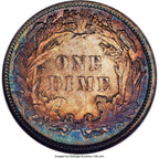 1882 10C F-103 Seated Dime NGC MS68