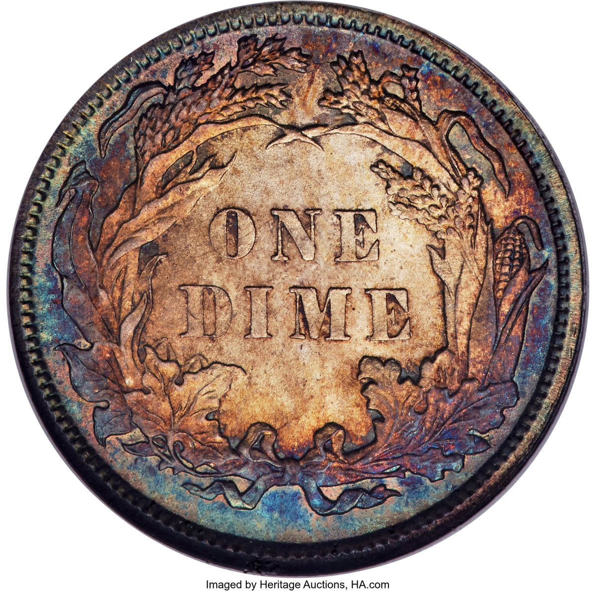 1882 10C F-103 Seated Dime NGC MS68