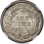 1891-O 10C Seated Dime NGC MS67