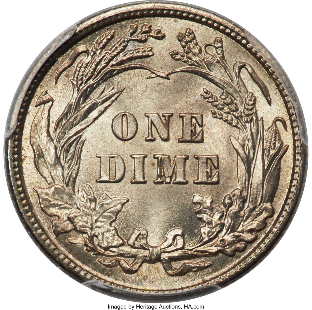 1902 10C CAC Barber Dime PCGS MS66+