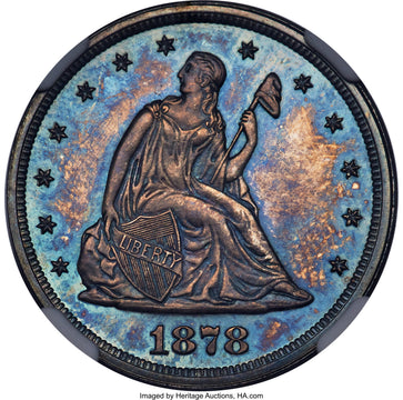 1878 20C Proof Twenty Cent Pieces NGC PR66