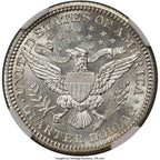 1909 25C Barber Quarter NGC MS67