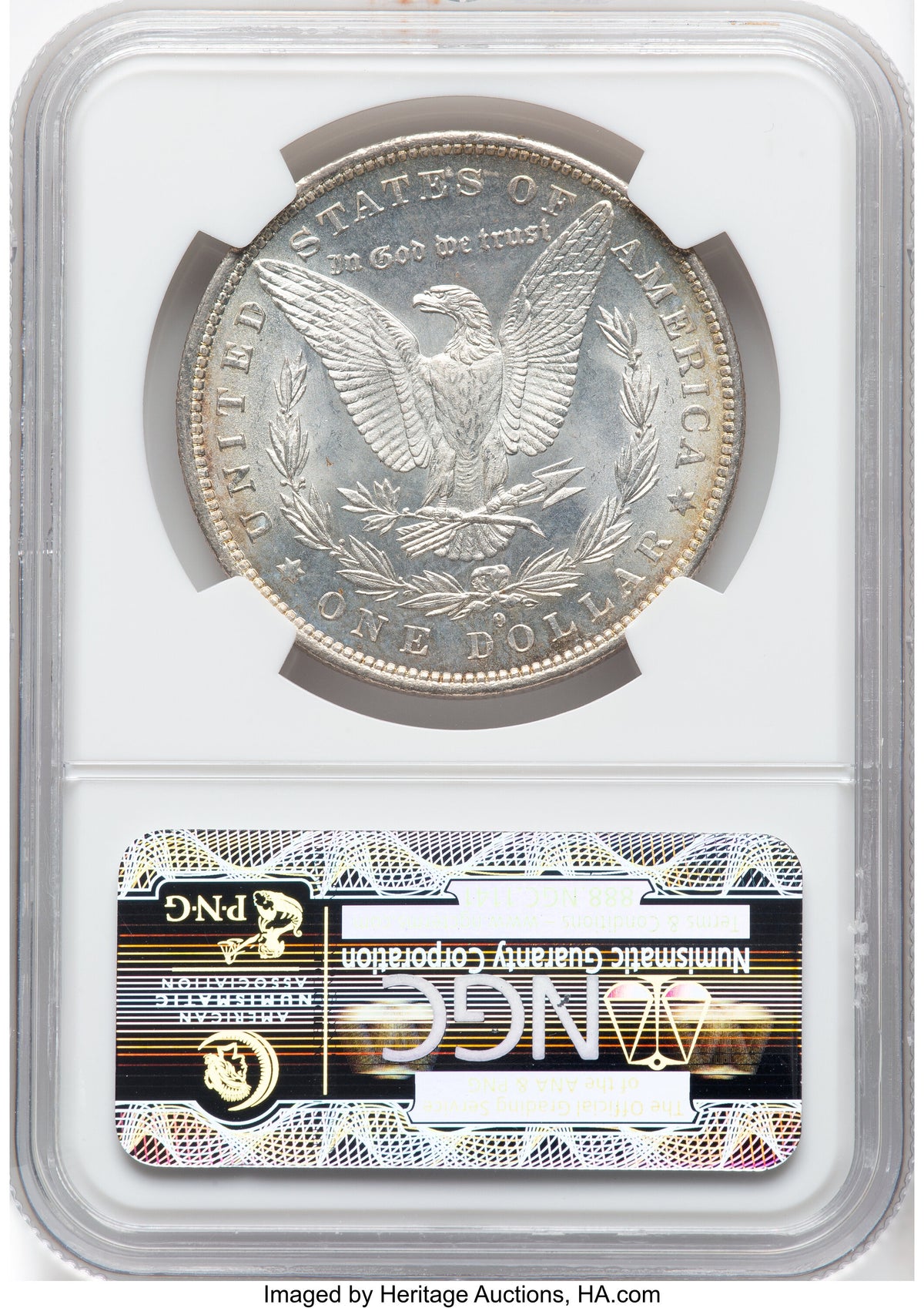 1882-O/S $1 VAM-5 Morgan Dollar NGC MS65