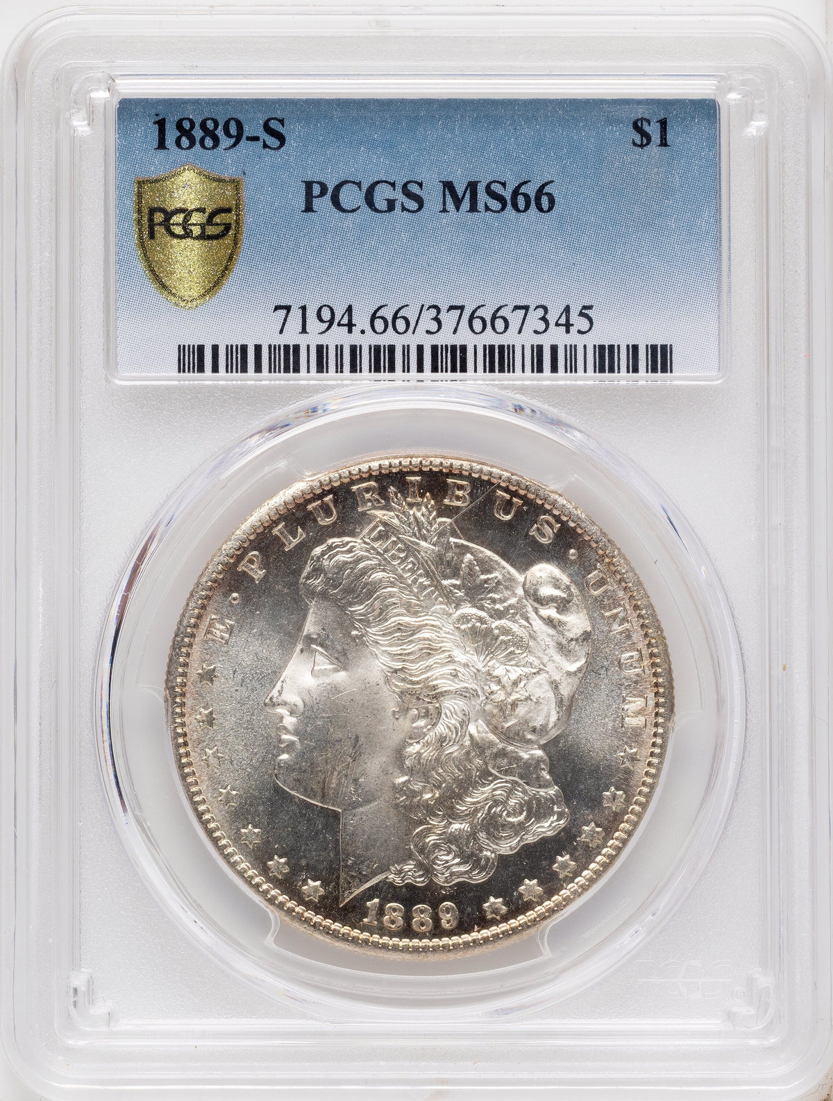 1889-S Morgan Dollar PCGS MS66