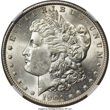 1901 Morgan Dollar NGC MS62