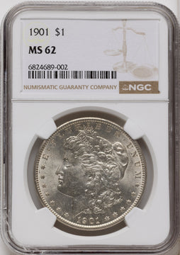 1901 Morgan Dollar NGC MS62