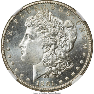 1901-O Morgan Dollar NGC MS67+