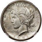 1921 Peace Dollar NGC MS65