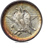 1938-D 50C Texas Commemorative Silver PCGS MS68