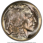 1938-D/D 5C CAC Buffalo Nickel PCGS MS67+