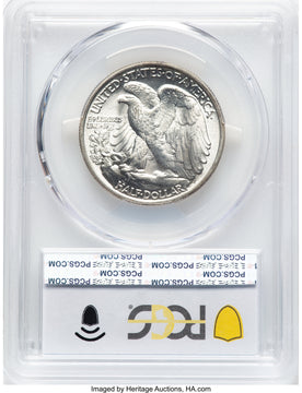 1946 50C DDR FS-801 Walking Liberty Half Dollar PCGS MS65