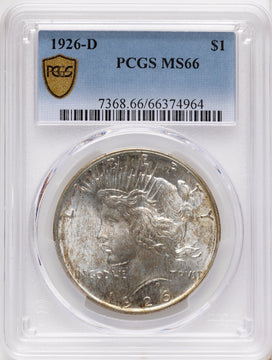 1926-D Peace Dollar PCGS MS66