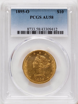 1895-O $10 Liberty Eagle PCGS AU58