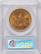 1867-S $20 Liberty Double Eagle PCGS AU53