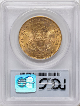 1876-S $20 Liberty Double Eagle PCGS MS61
