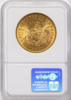 1875-S $20 Liberty Double Eagle NGC MS61