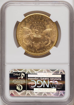 1882-S $20 Liberty Double Eagle NGC MS61