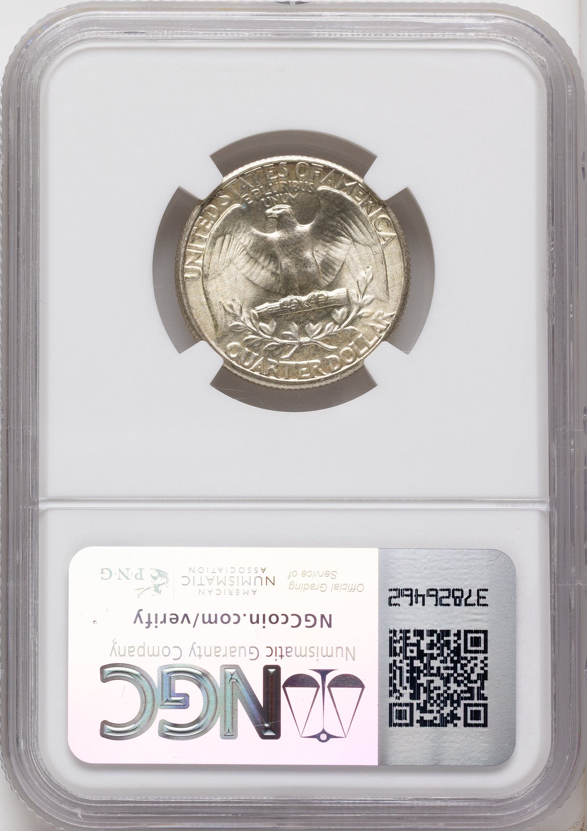1935 25C Washington Quarter NGC MS68