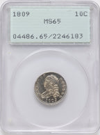 1809 10C Bust Dime PCGS MS65