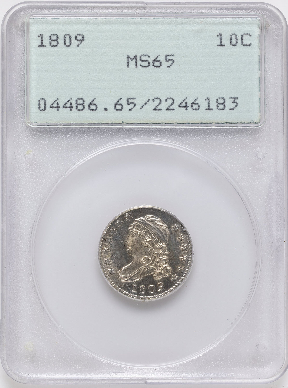 1809 10C Bust Dime PCGS MS65