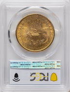 1884-S $20 CAC Liberty Double Eagle PCGS MS64+