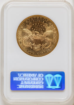 1885-CC $20 Liberty Double Eagle NGC AU58