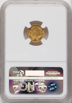 1856-S G$1 Type 2 Gold Dollar NGC AU58