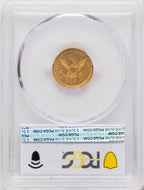 1862 $2.50 Liberty Quarter Eagle PCGS AU58