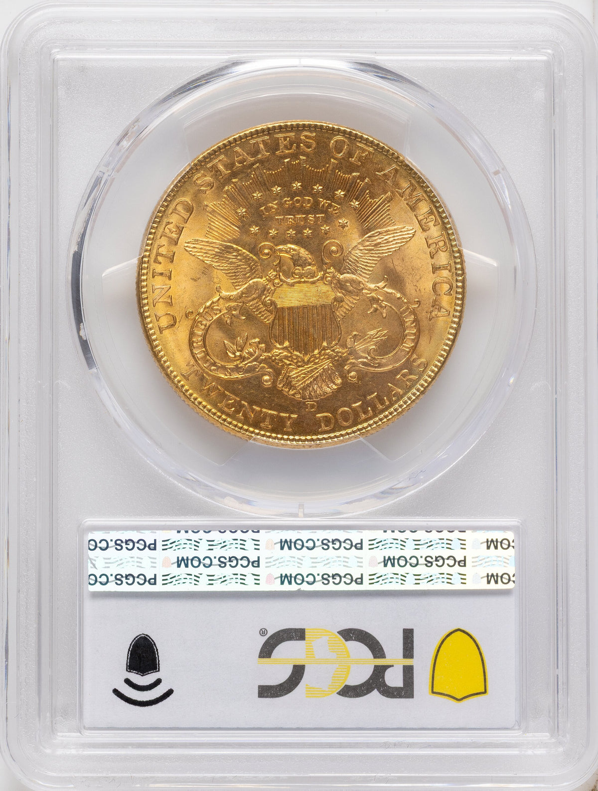 1907-D $20 Liberty Double Eagle PCGS MS65