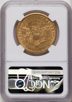 1860-S $20 Liberty Double Eagle NGC AU53