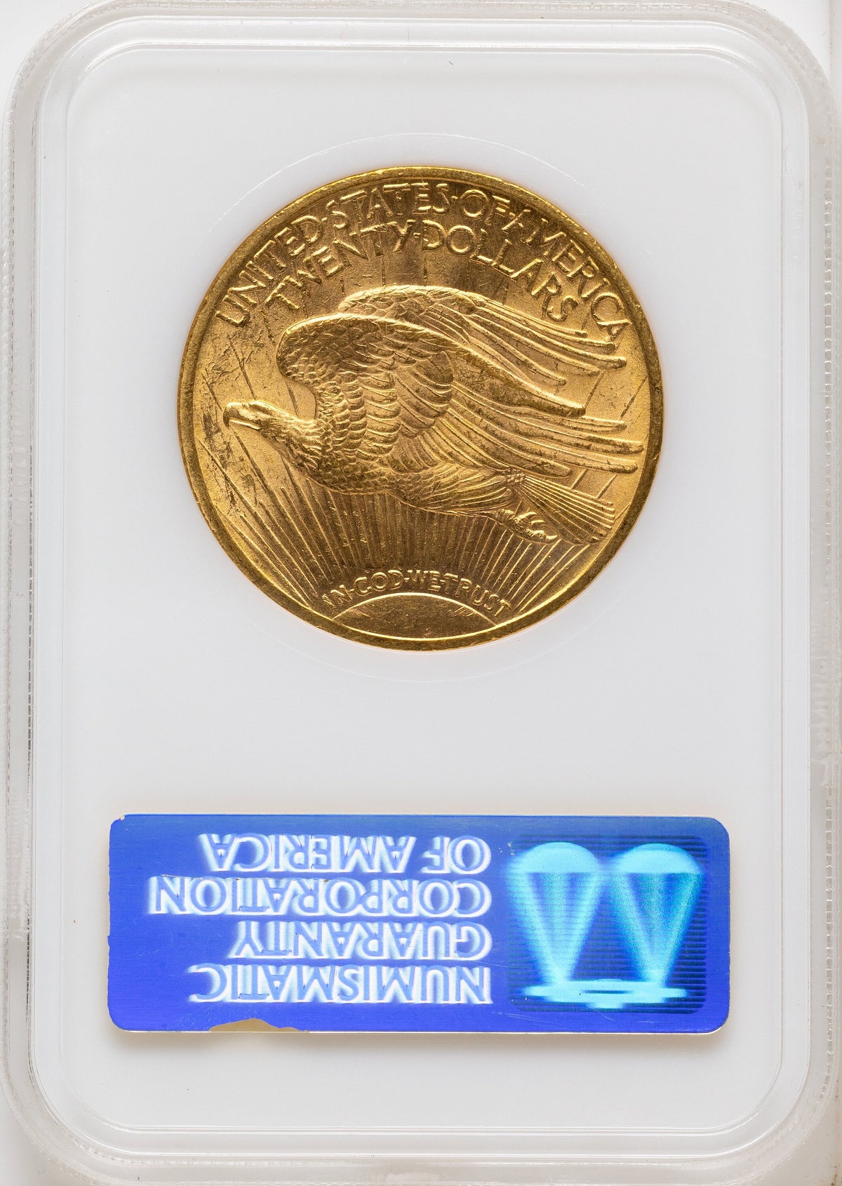 1910 $20 Saint-Gaudens Double Eagle NGC MS62