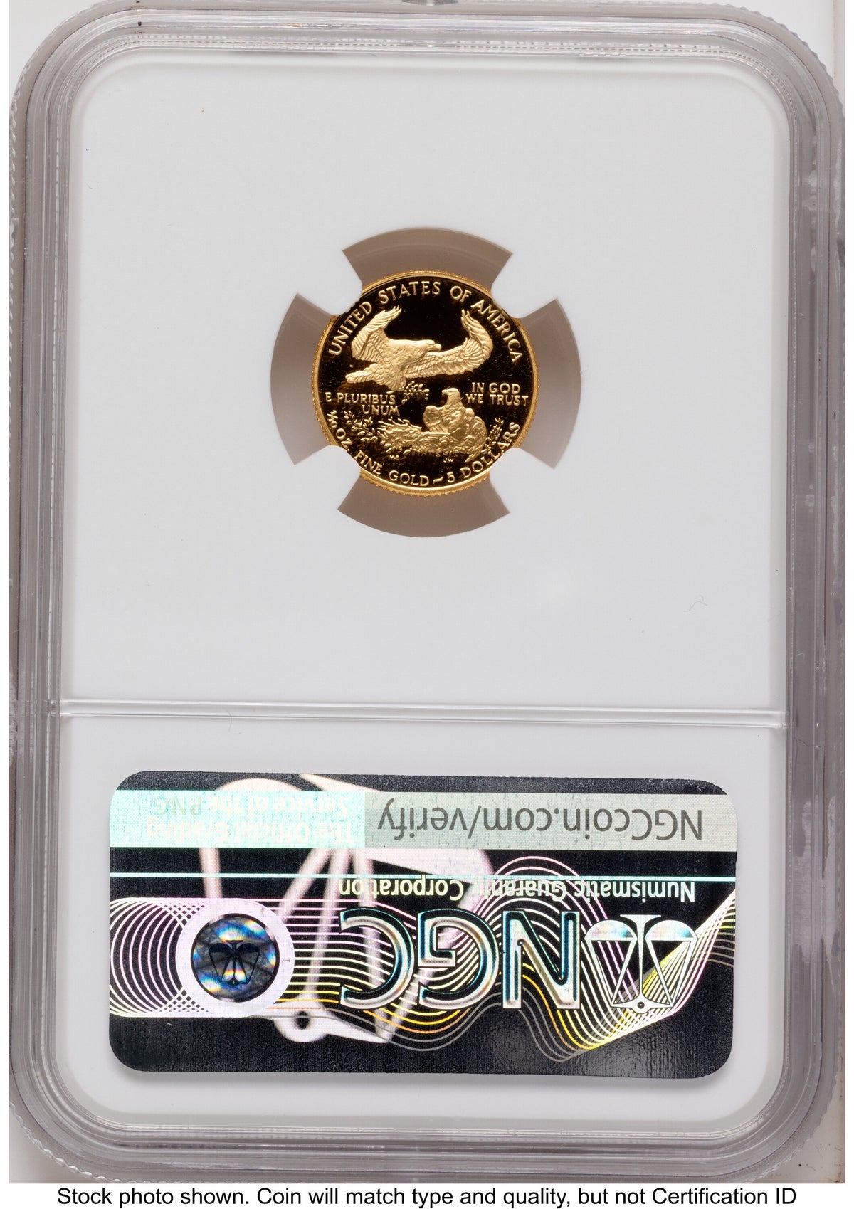 1988 Proof Gold Eagle 1.85 oz Mike Castle NGC PF70
