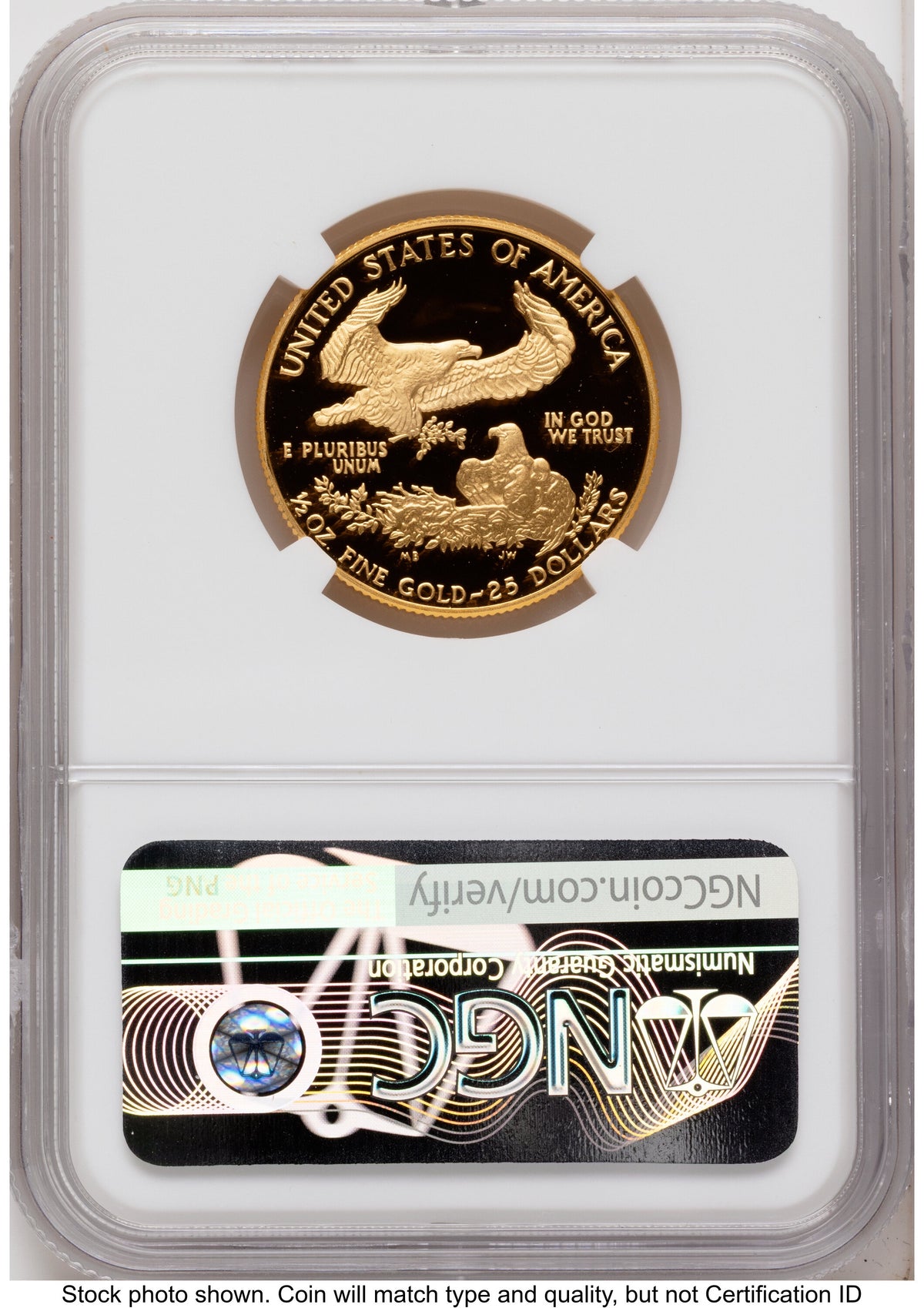1988 Proof Gold Eagle 1.85 oz Mike Castle NGC PF70