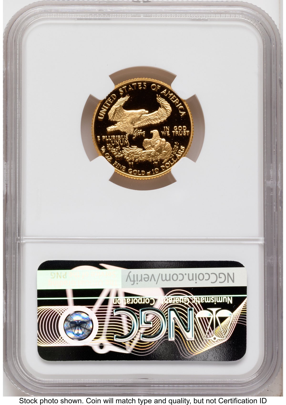 1992 Proof Gold Eagle 1.85 oz Mike Castle NGC PF70