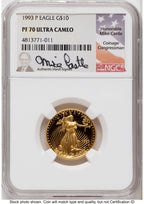 1993 Proof Gold Eagle 1.85 oz Mike Castle NGC PF70