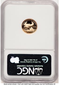 1994-W Proof Gold Eagle 1.85 oz Brown Label NGC PF70