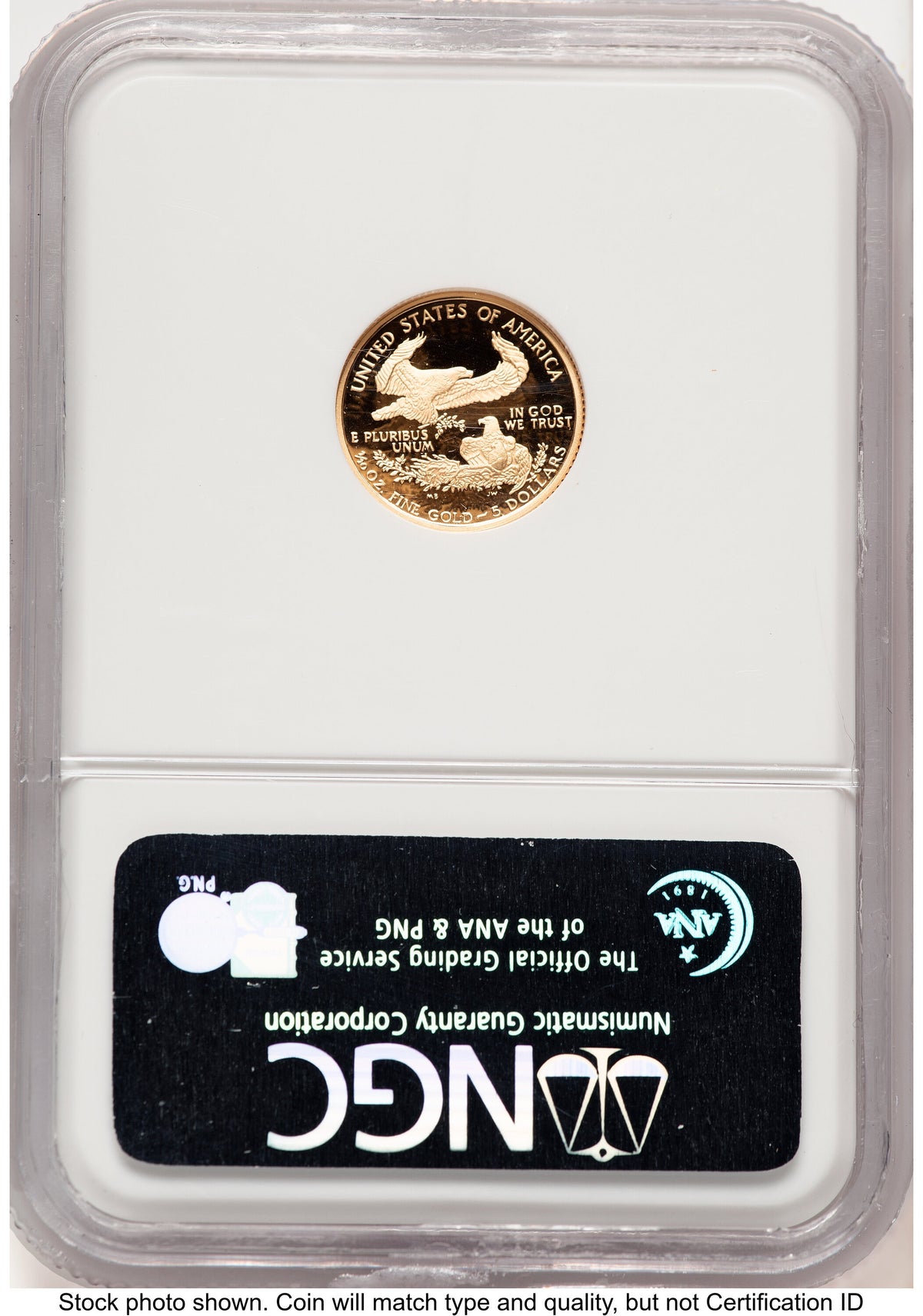 1994-W Proof Gold Eagle 1.85 oz Brown Label NGC PF70