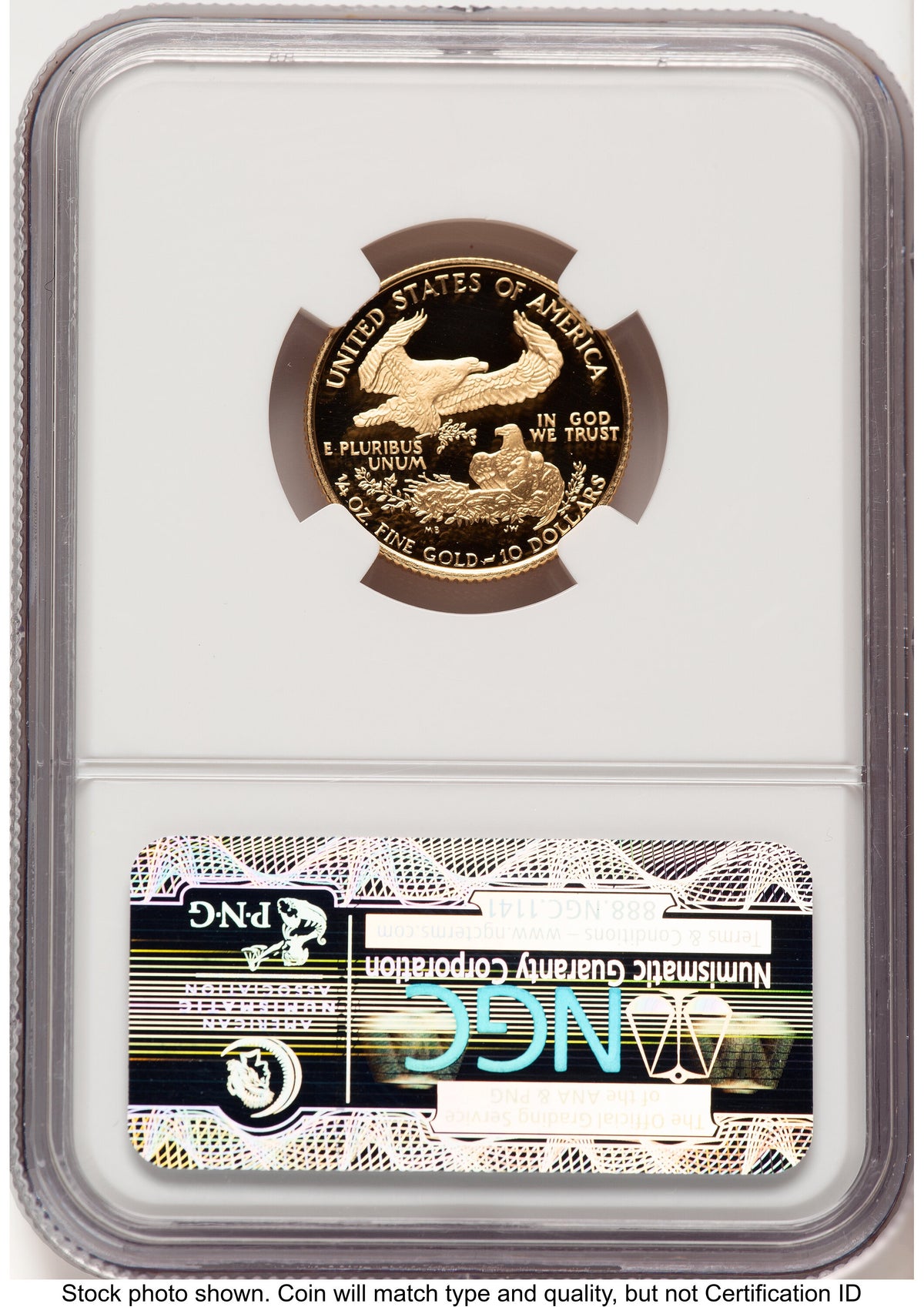 1994-W Proof Gold Eagle 1.85 oz Brown Label NGC PF70