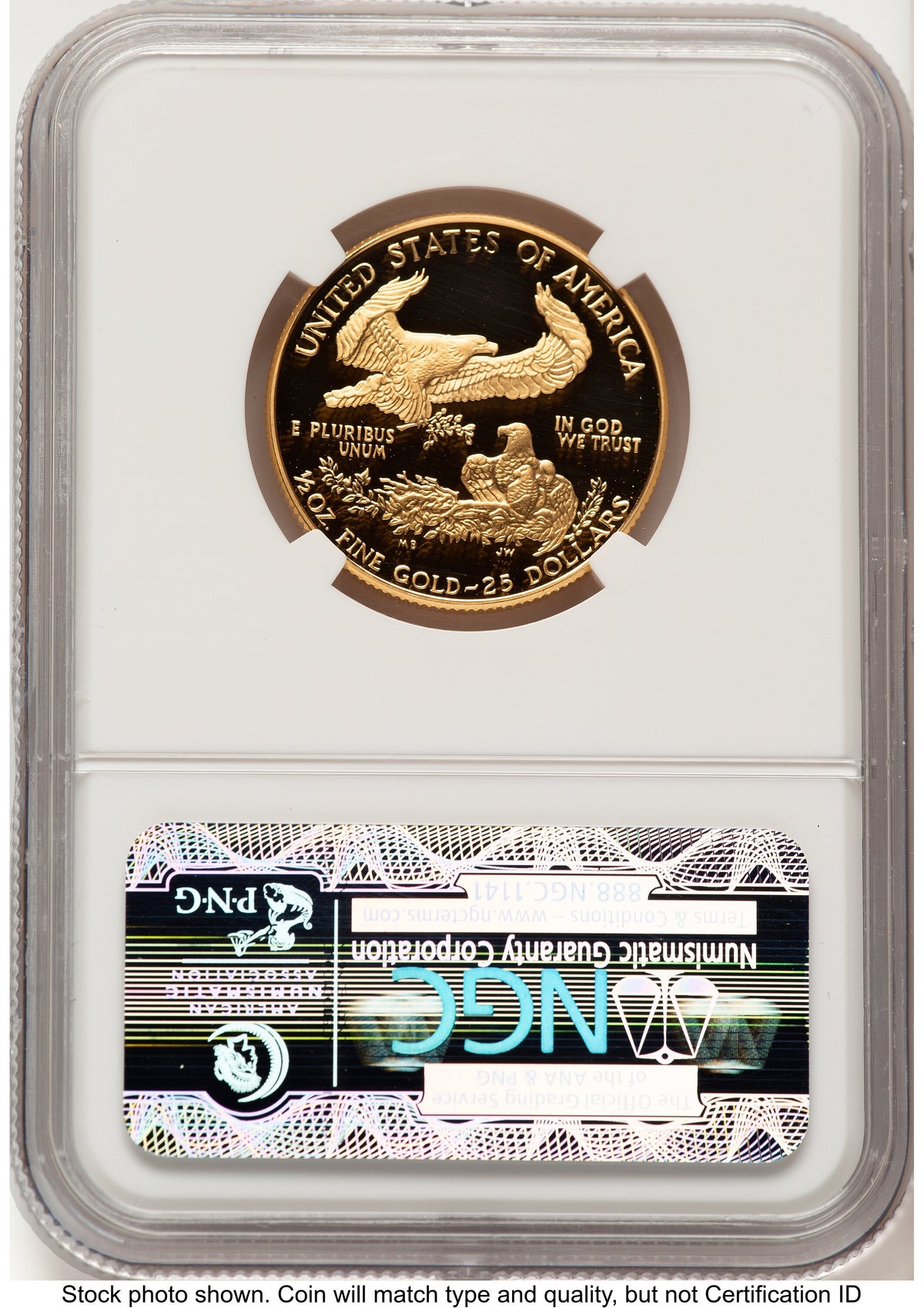 1994-W Proof Gold Eagle 1.85 oz Brown Label NGC PF70