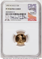 1995-W Proof Gold Eagle 1.85 oz Mike Castle NGC PF70