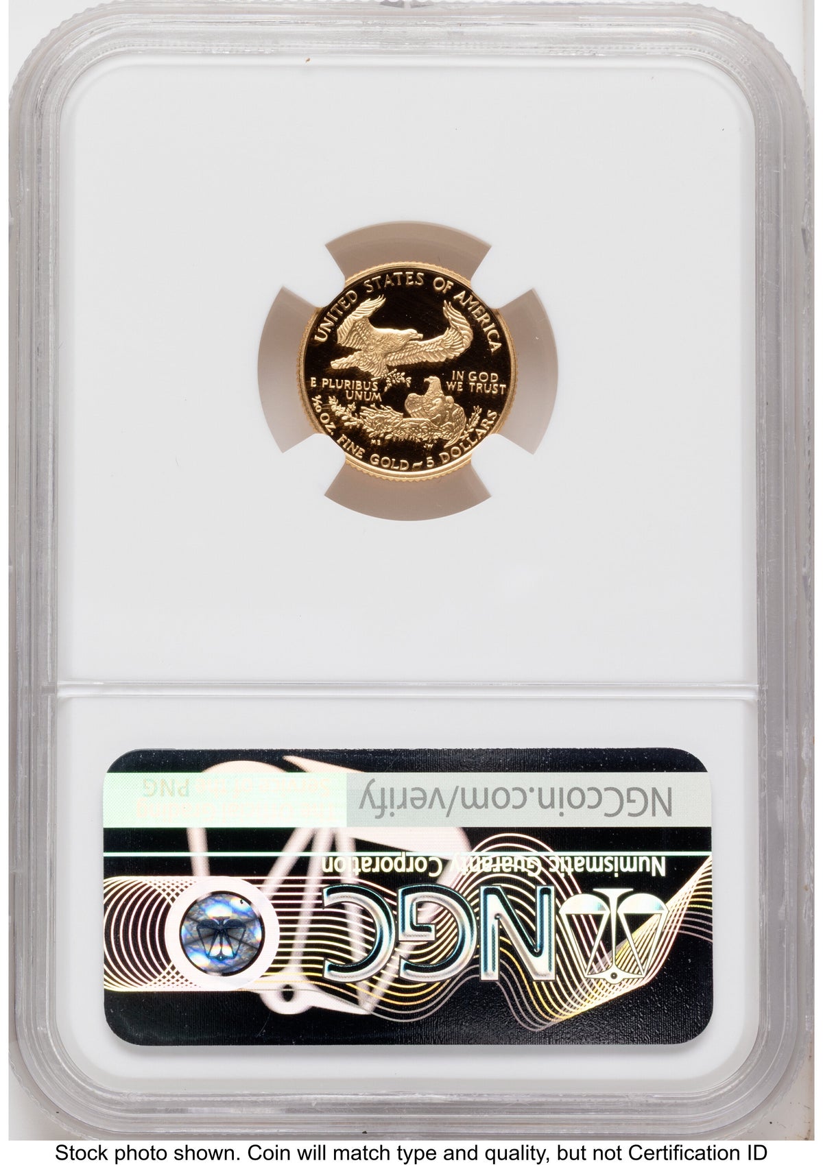 1995-W Proof Gold Eagle 1.85 oz Mike Castle NGC PF70