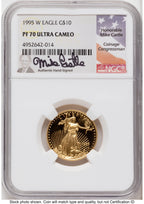 1995-W Proof Gold Eagle 1.85 oz Mike Castle NGC PF70
