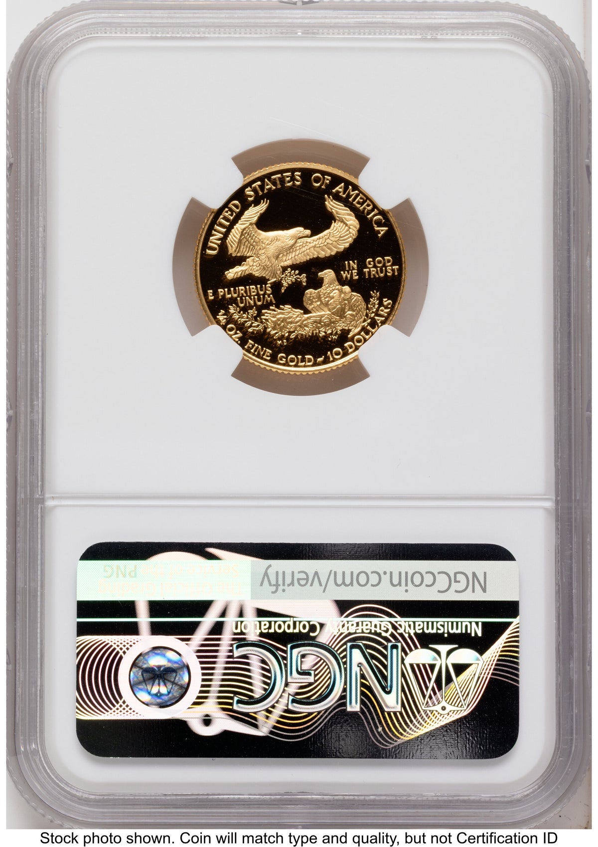 1995-W Proof Gold Eagle 1.85 oz Mike Castle NGC PF70